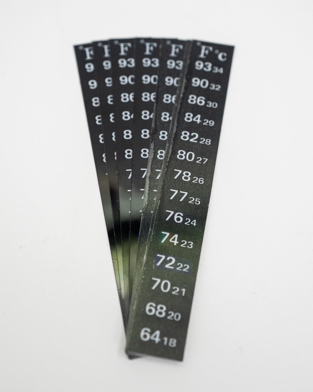 Adhesive Aquarium Thermometer Strips