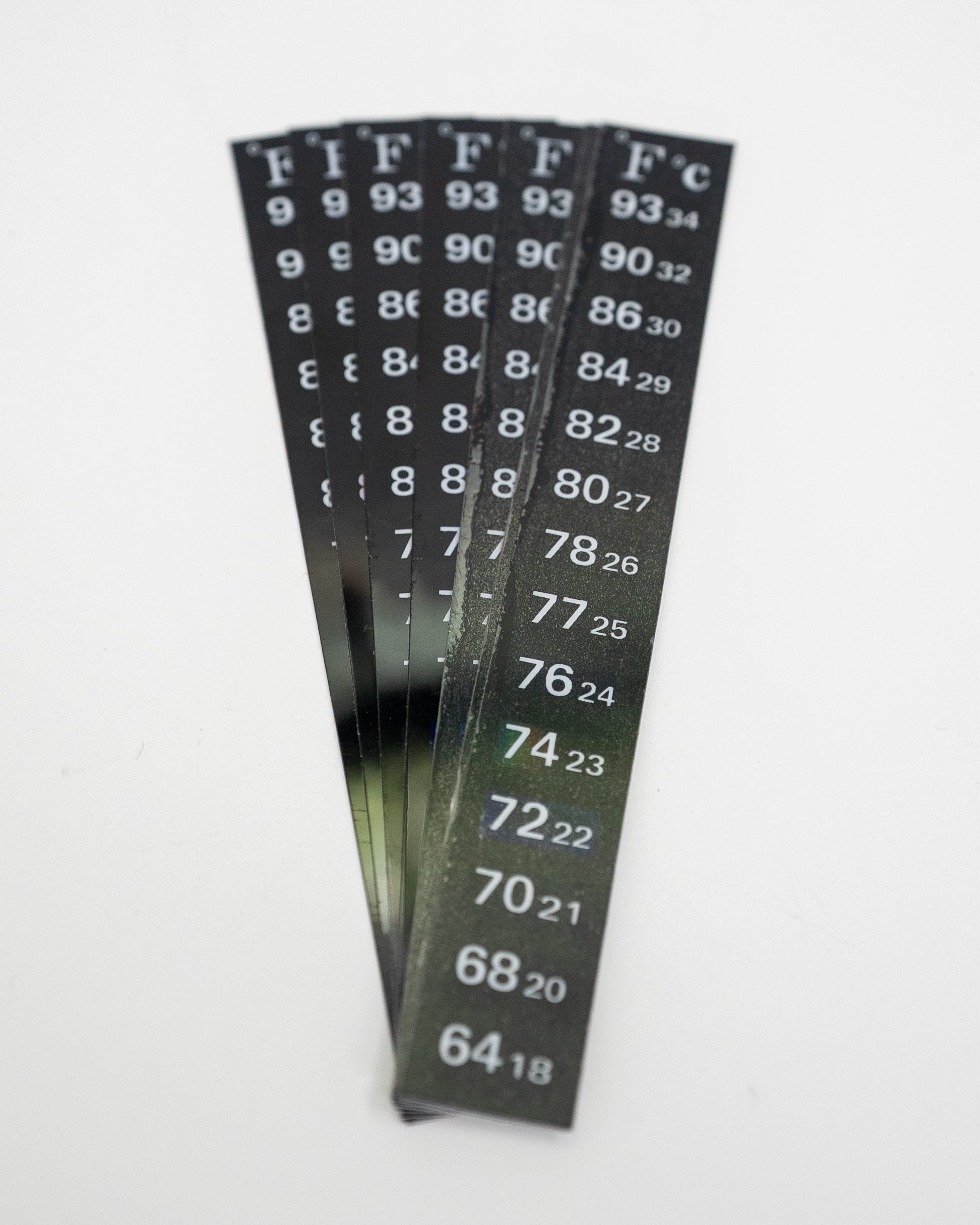 Adhesive Aquarium Thermometer Strips